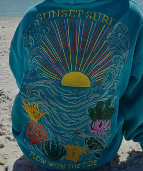 SunWave™ Embroidered Hoodie