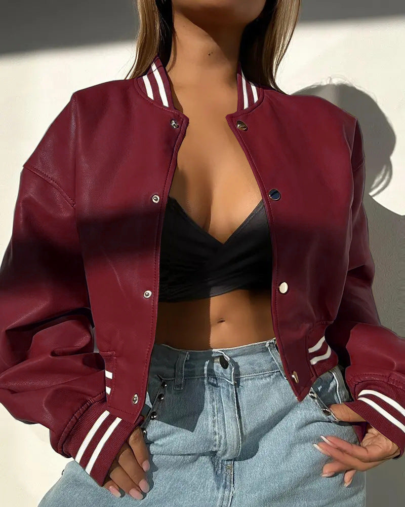 RogueRide PU Leather Jacket