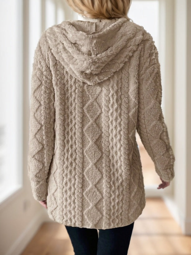 FrostLuxe Hooded Fleece Jacket