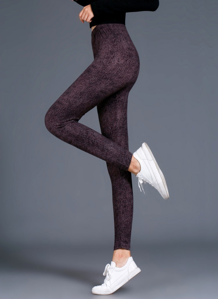 Fashionable Women's Slim Frosted Milk Silk Tights