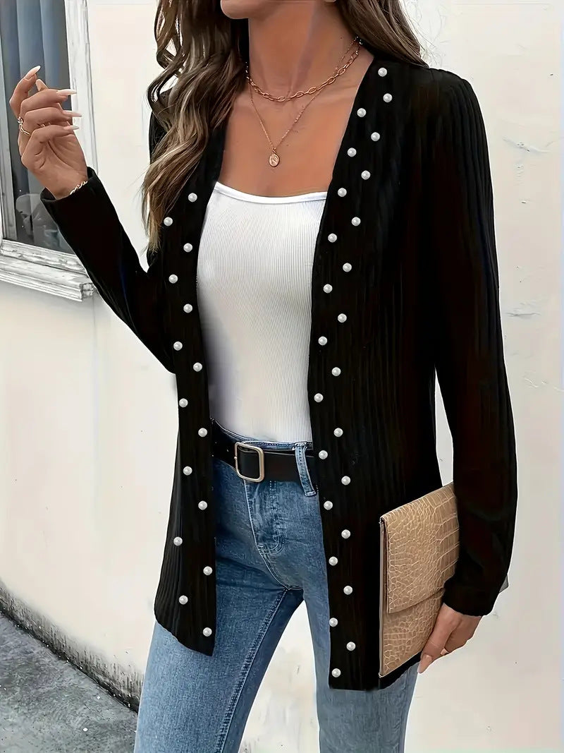 Opulisse Beaded Knit Couture Coat