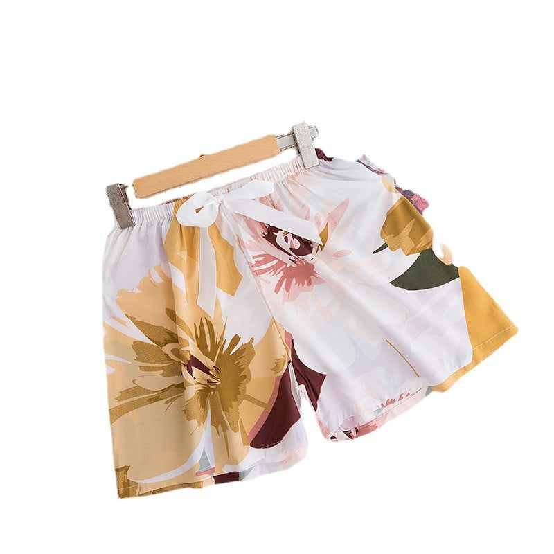 Women's Cotton Silk Pajama Pants Summer