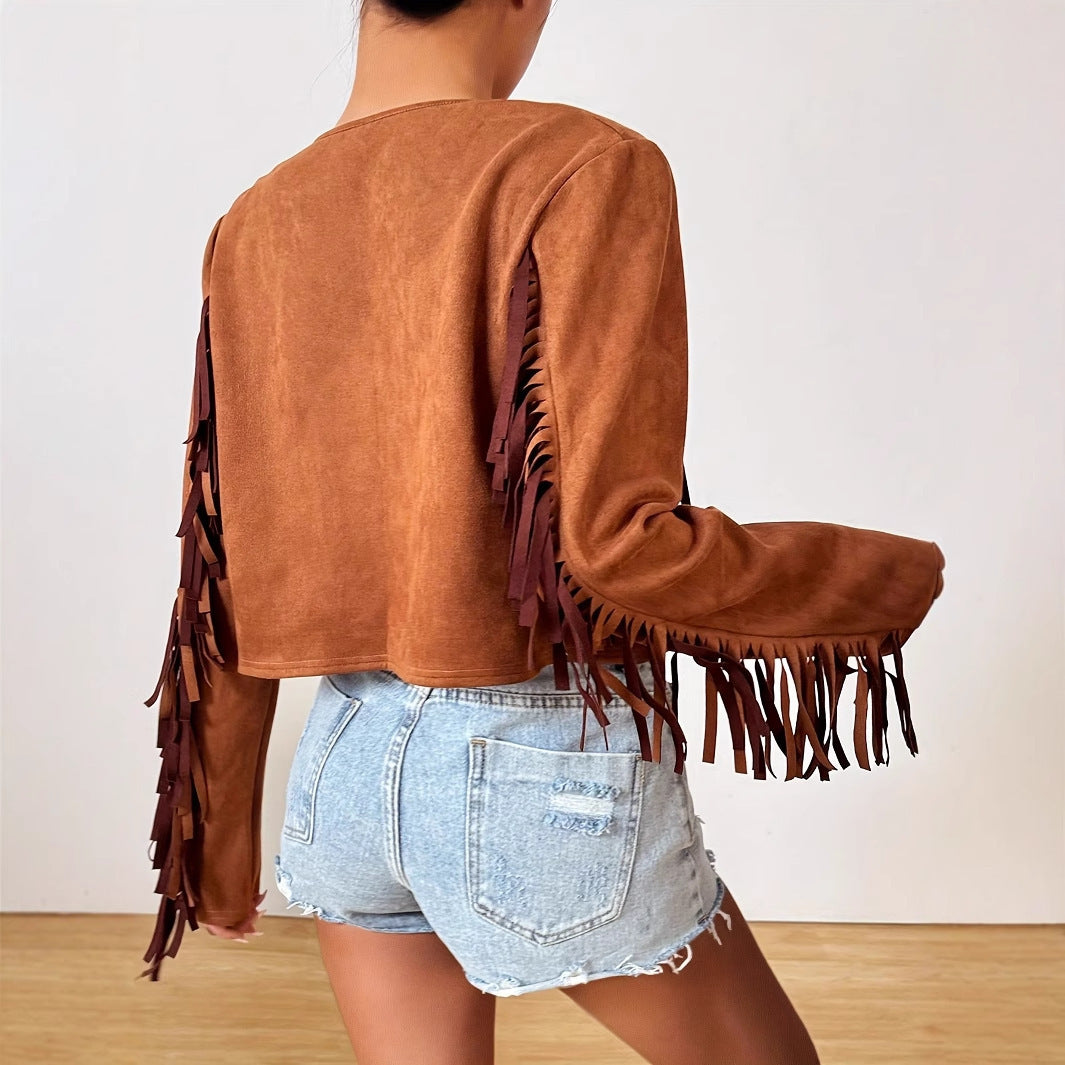 Breezora Retro Tassel Jacket