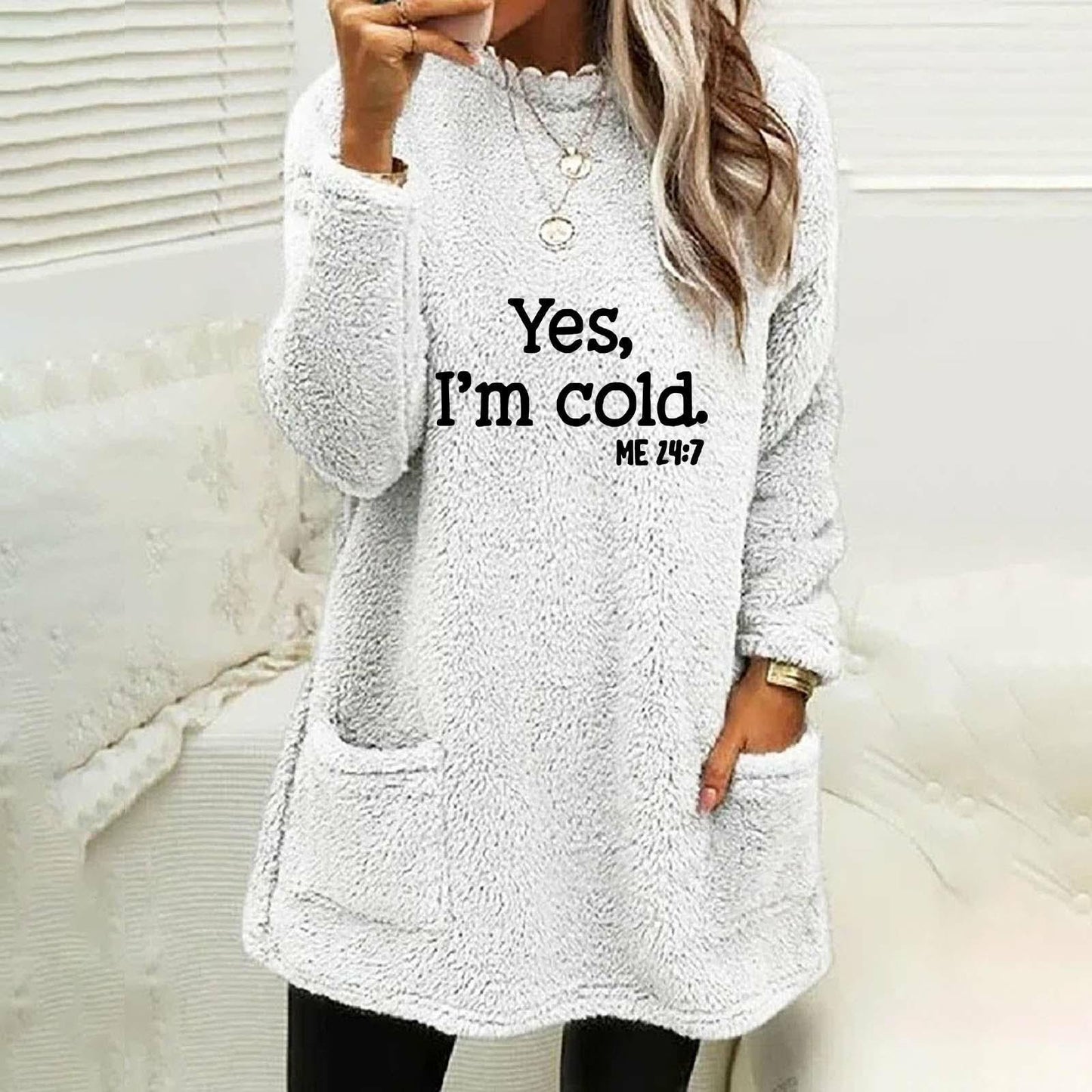 LetterEase Loose Crew Sweatshirt