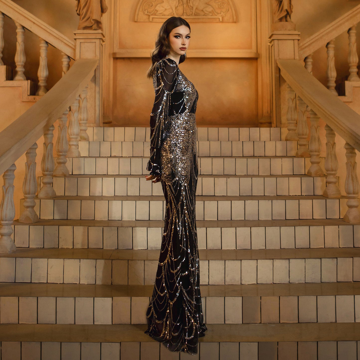 Celestia Noir Gown