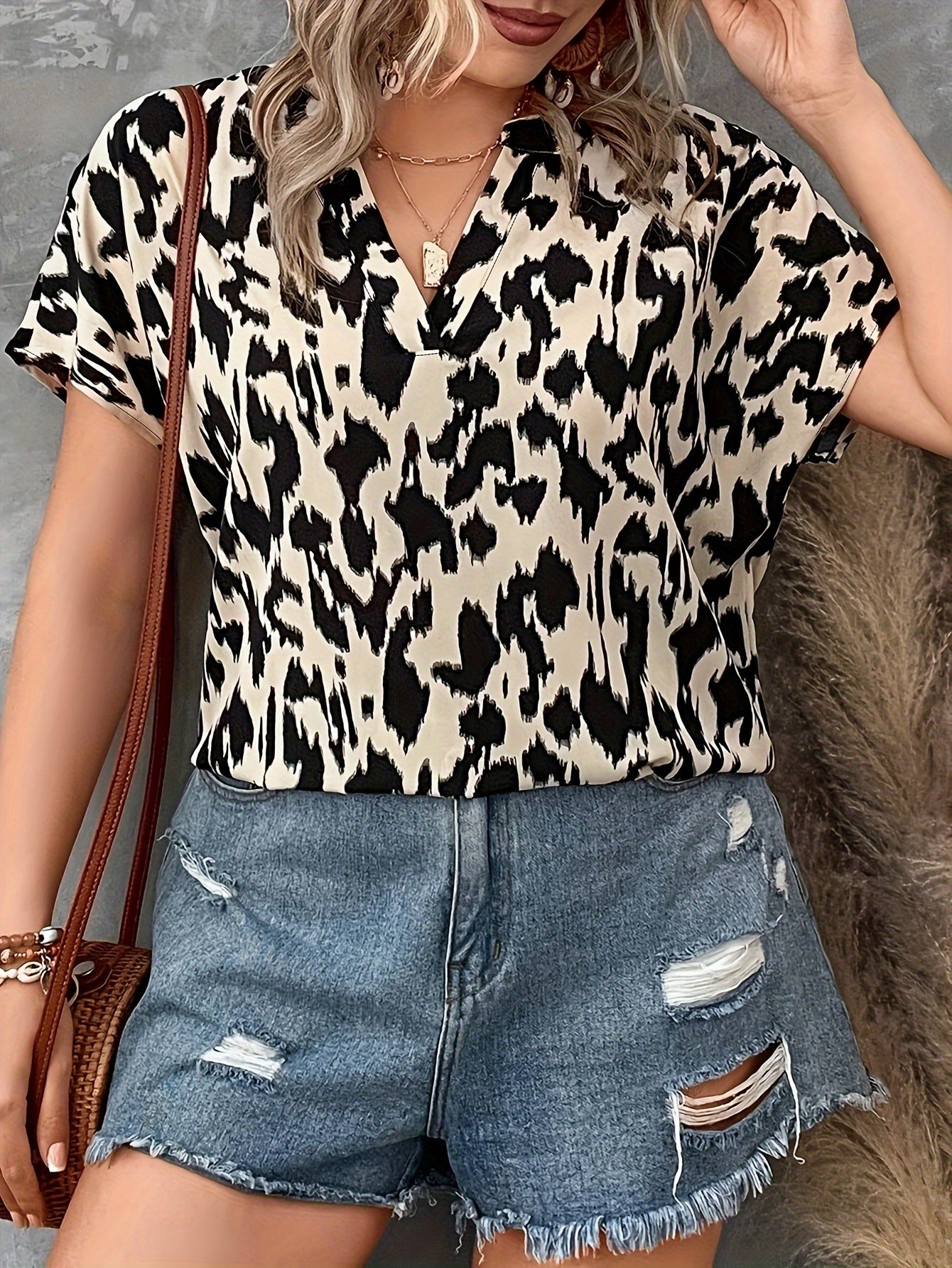 The BreezeBloom Blouse