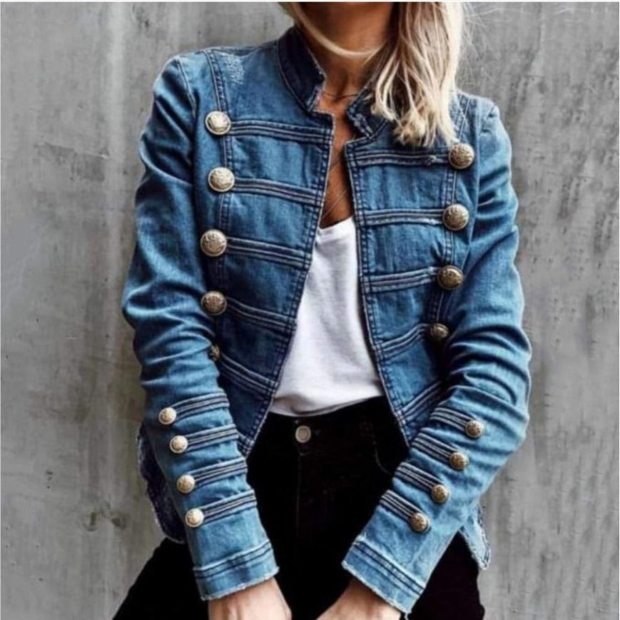 Clinché Double-Breasted Short Jacket