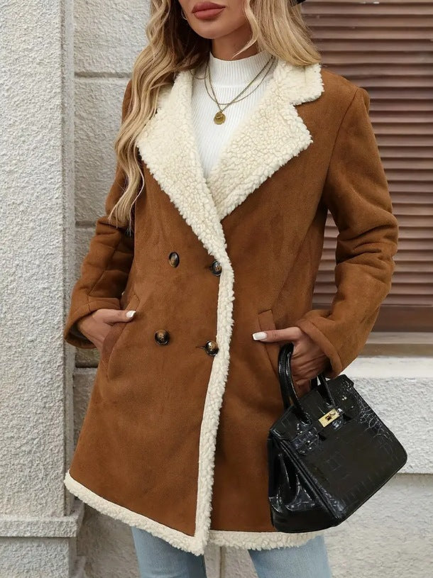 VeluWarm Suede Woolen Jacket