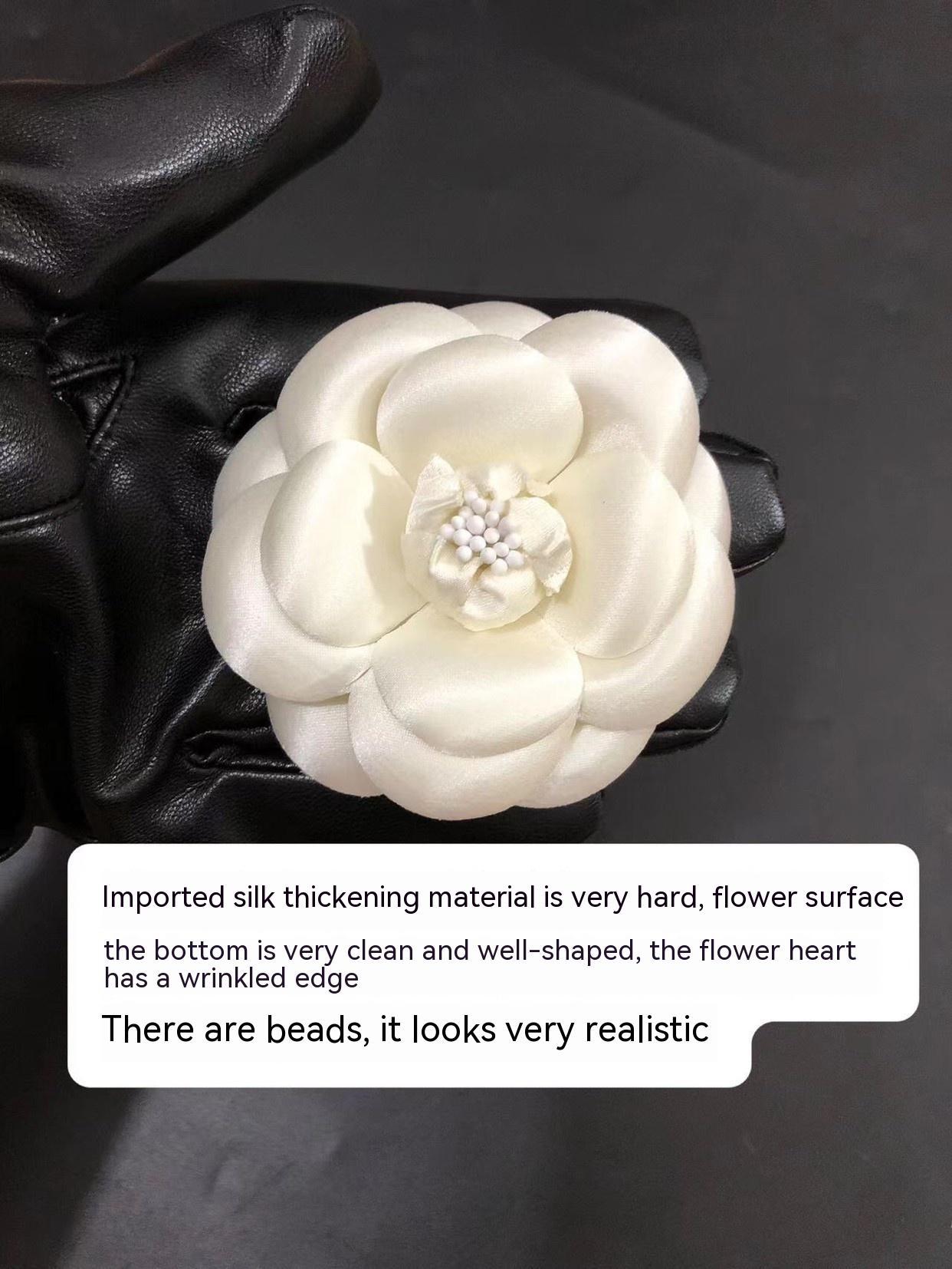 8cm Silk Flower Ornament Plus Brooch Barrettes