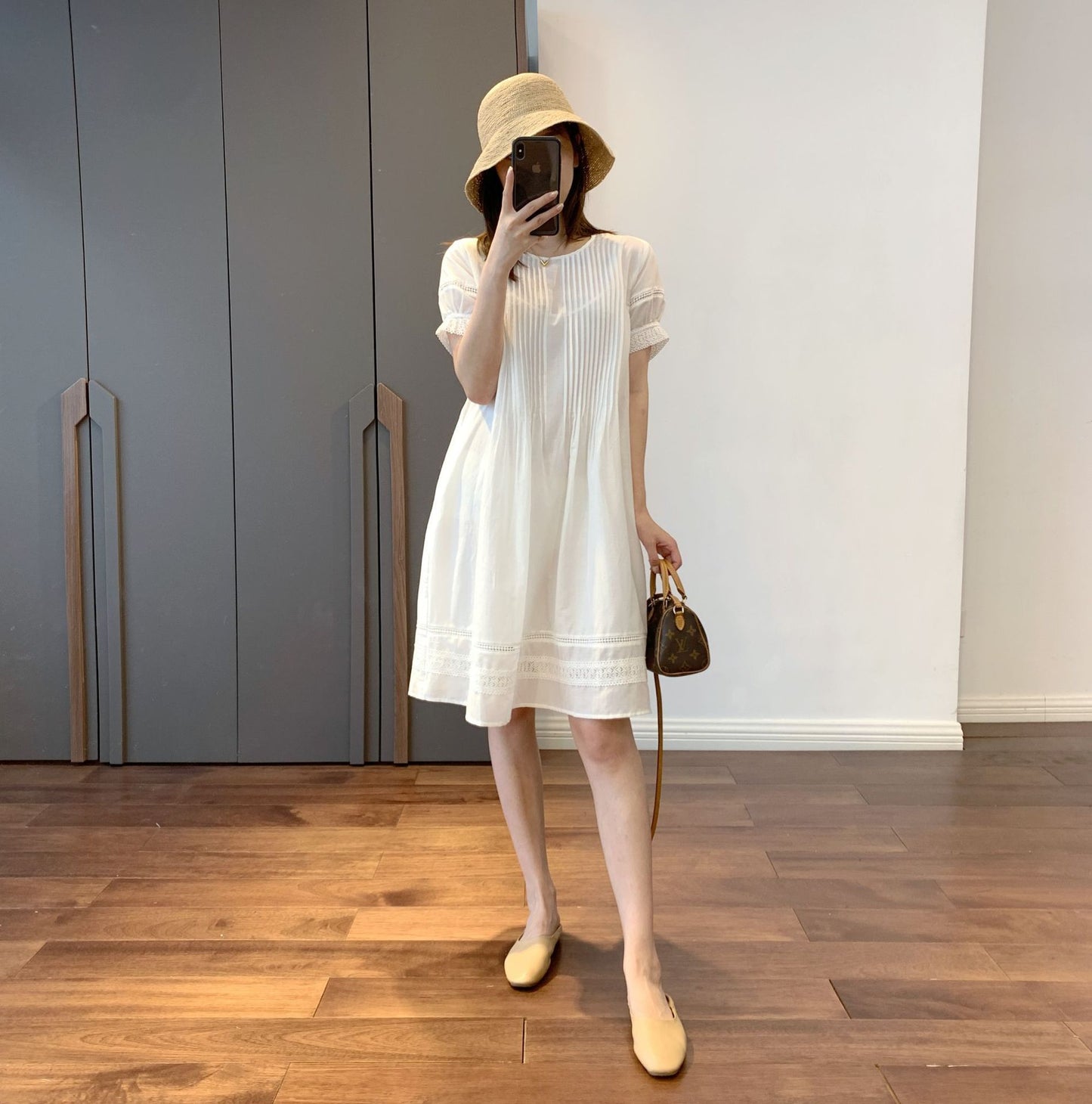 Silk Cotton Super Comfortable Silky Loose Loose Dress