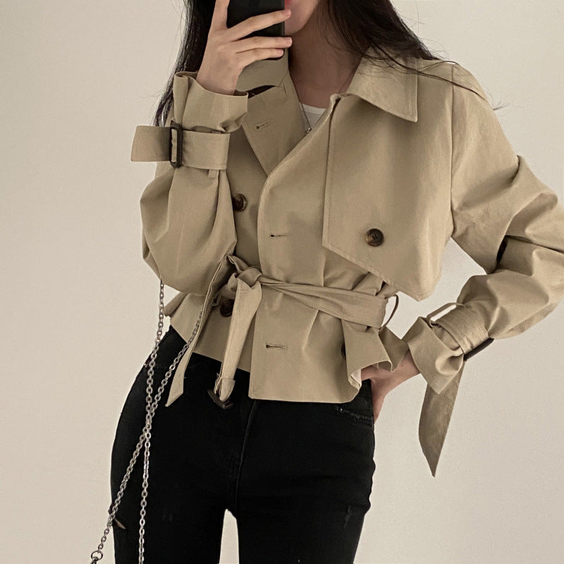 Vintage Grace Tie-Waist Blazer