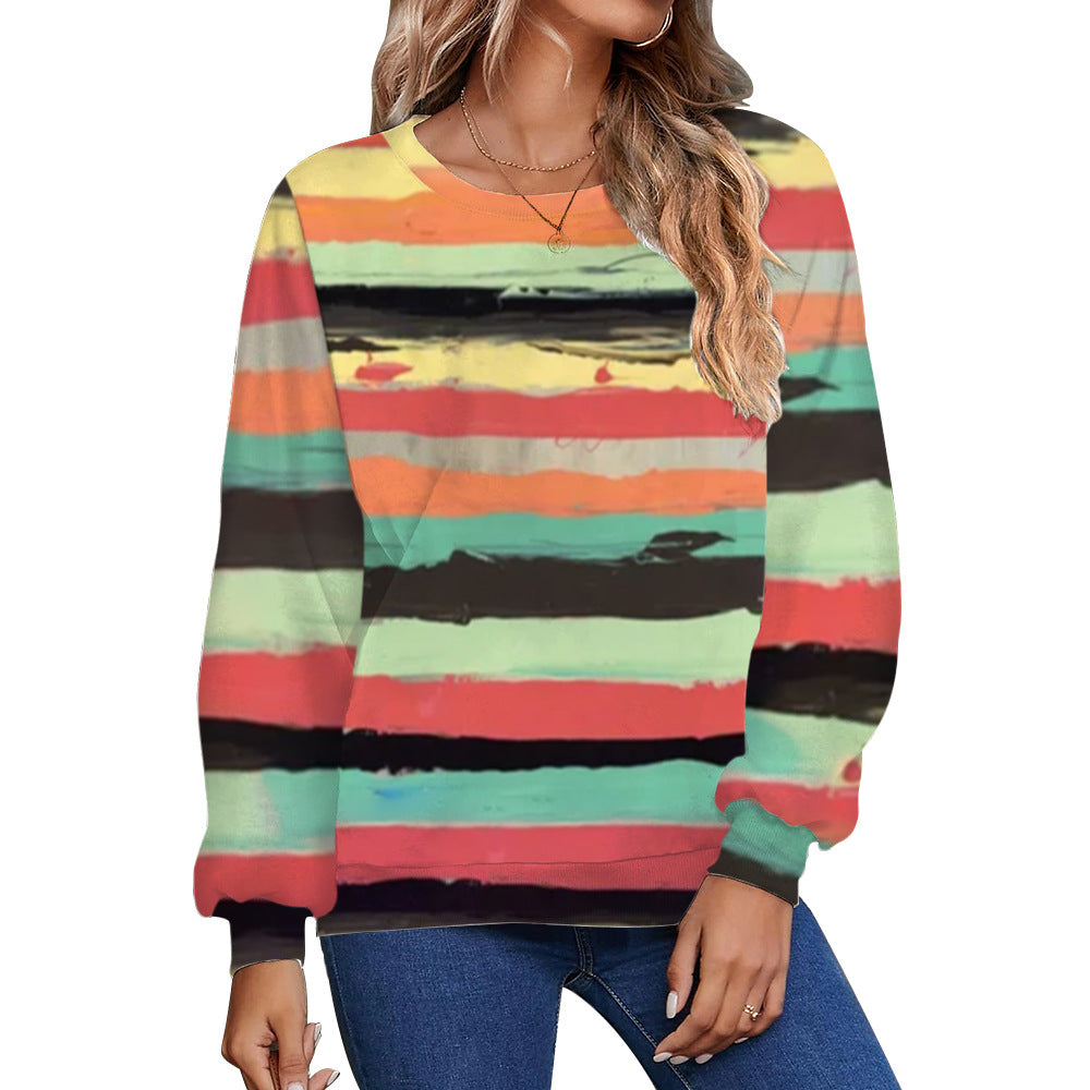 Marvella Cozy Print Sweater