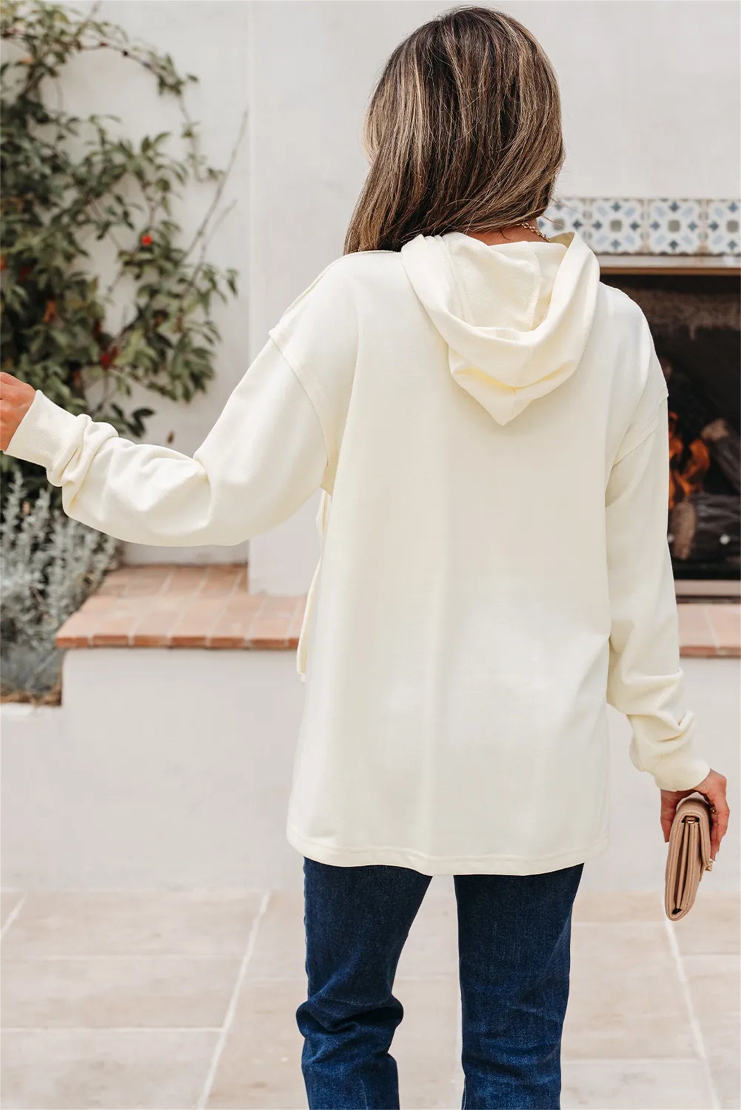 SnowCharm Bow Hoodie