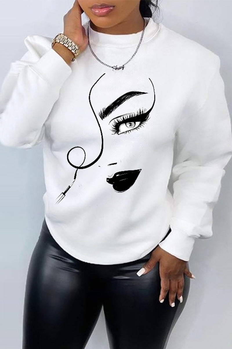 PrintEase Crew Neck Sweater