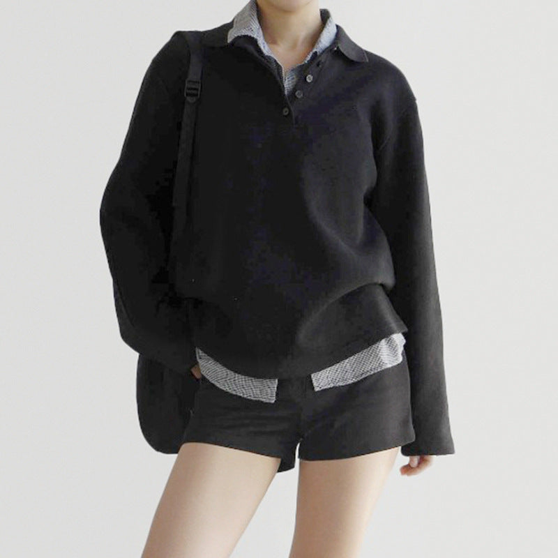 LayerLuxe Faux Two-Piece Sweater