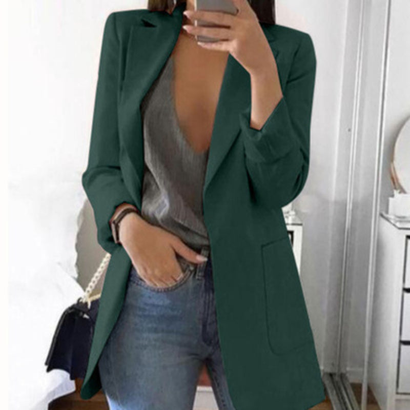 ArtEase Printed Mid-length Jacket