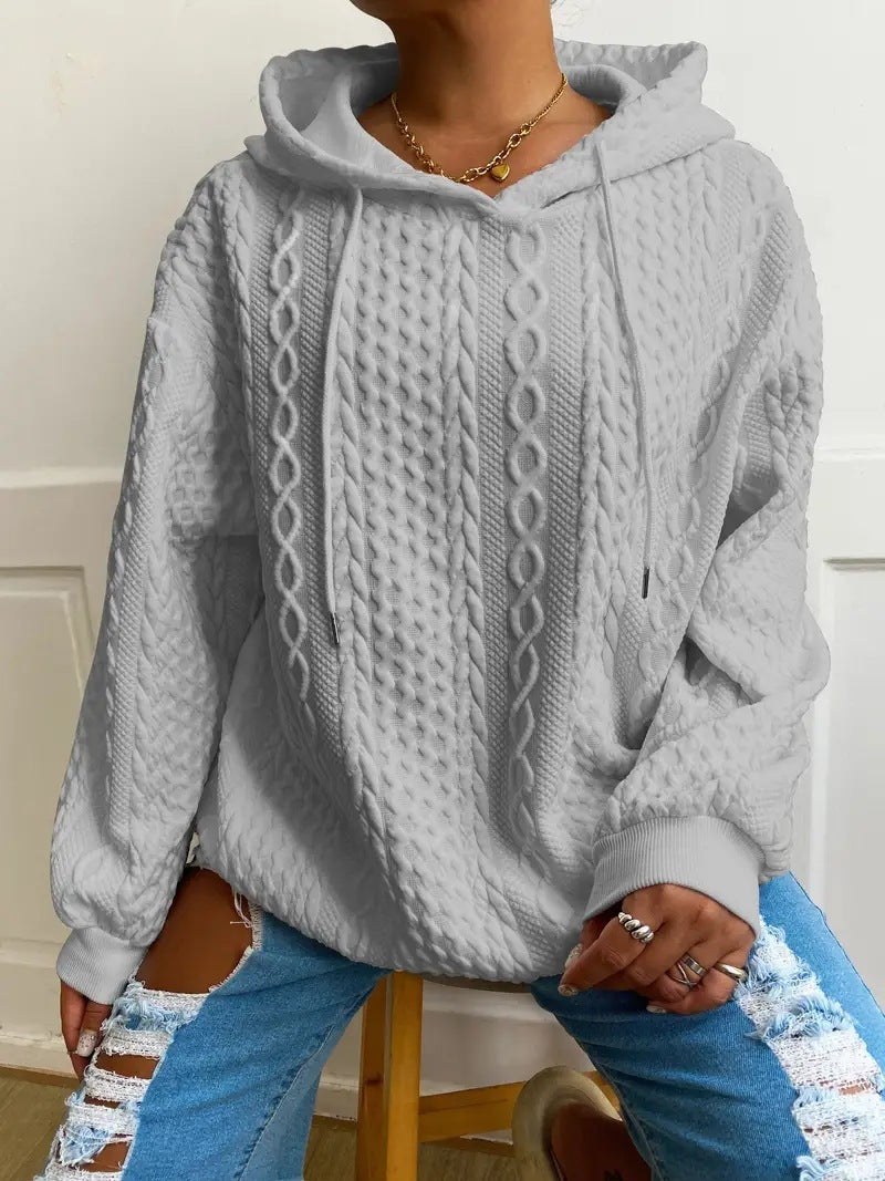 Twistella Cozy Hooded Sweater