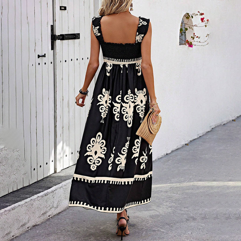 Palmera Pleat Maxi Dress