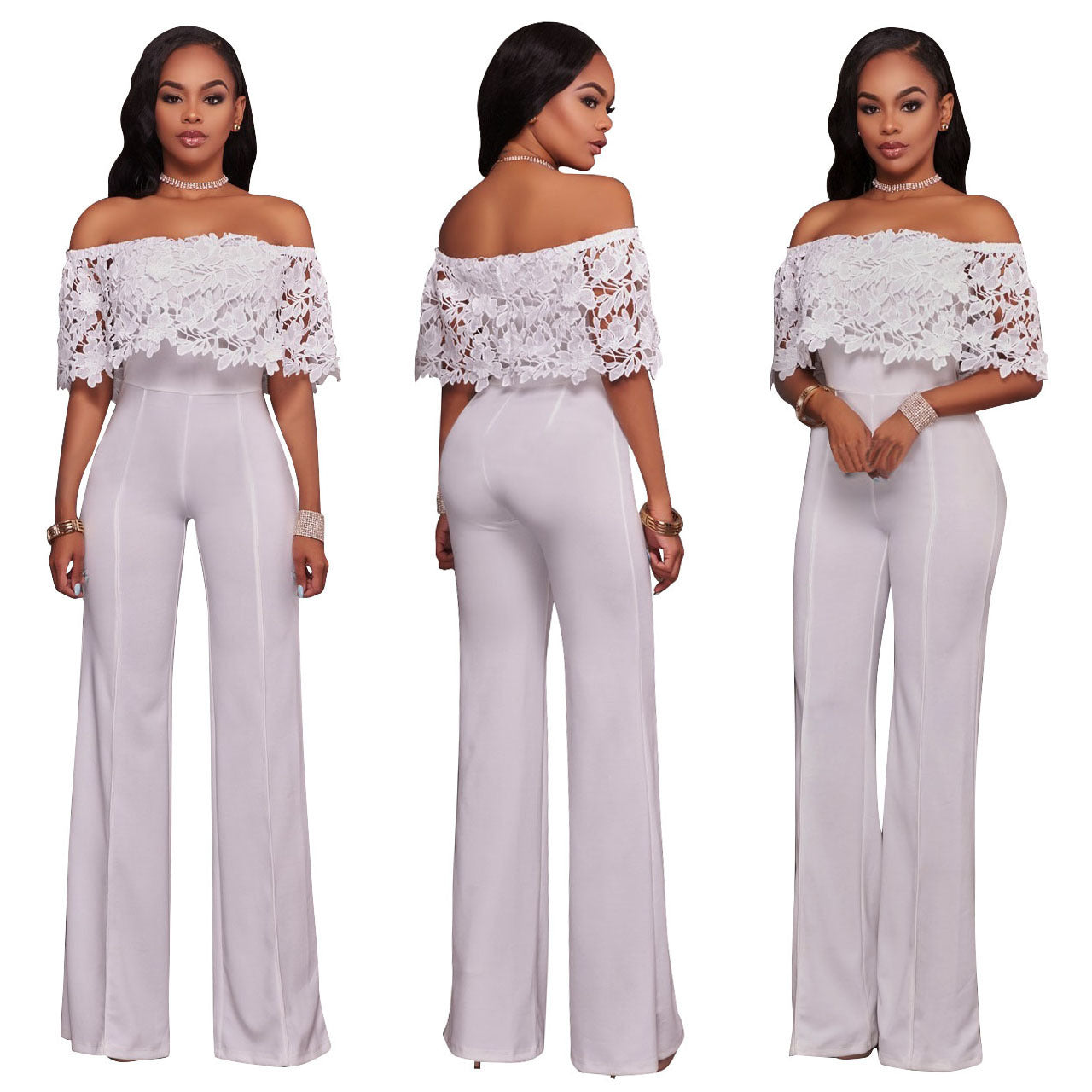 Celestique LaceFuse Jumpsuit