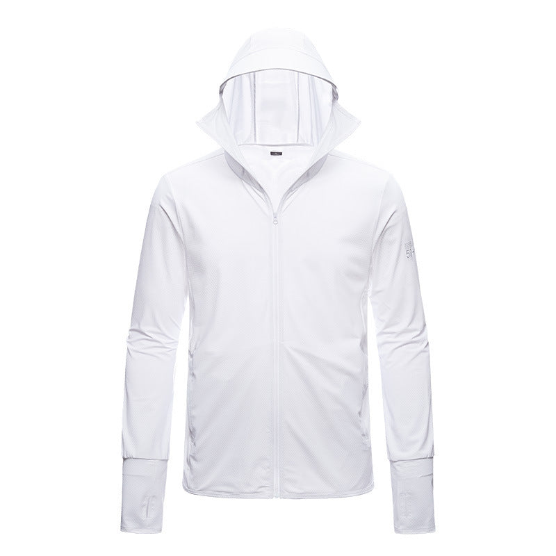 Sun Protection Clothing Women's Long Sleeve UV Protection Breathable Thin Ice Silk