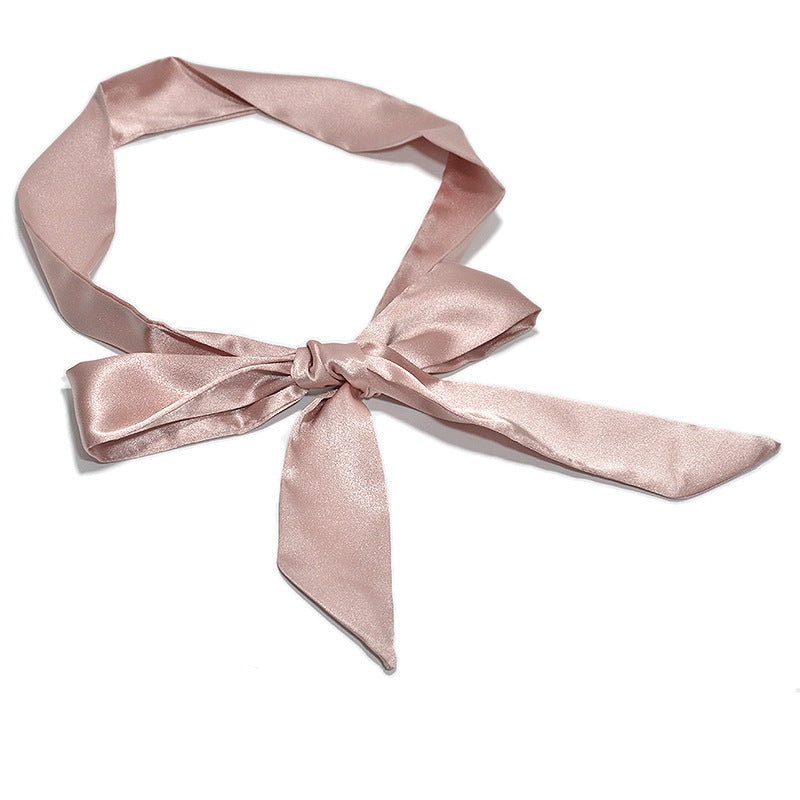 Women's Silk Little Daisy Lace Bow Decoration Silk Belt