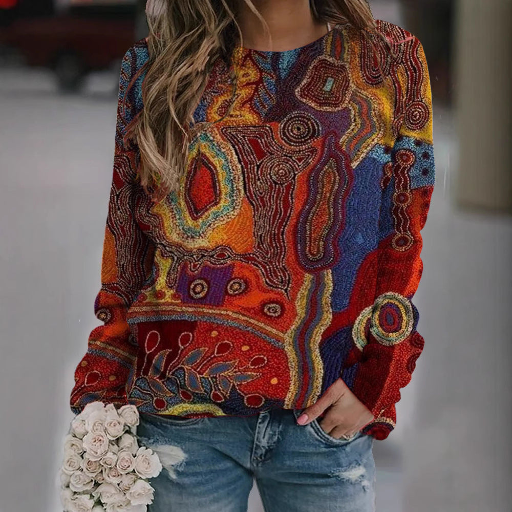 EthnoEase Retro Sweatshirt