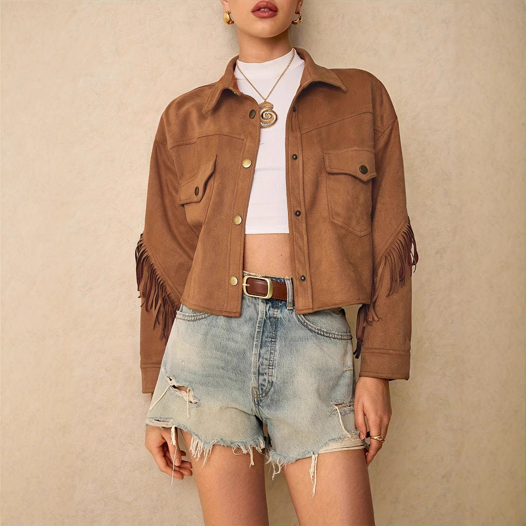 FringeMuse Casual Tassel Jacket