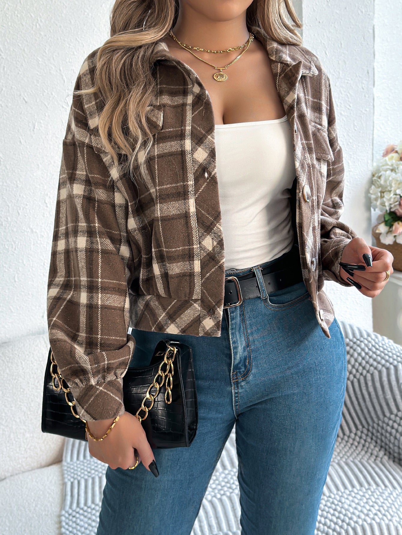 Heritage Plaid Woolen Coat
