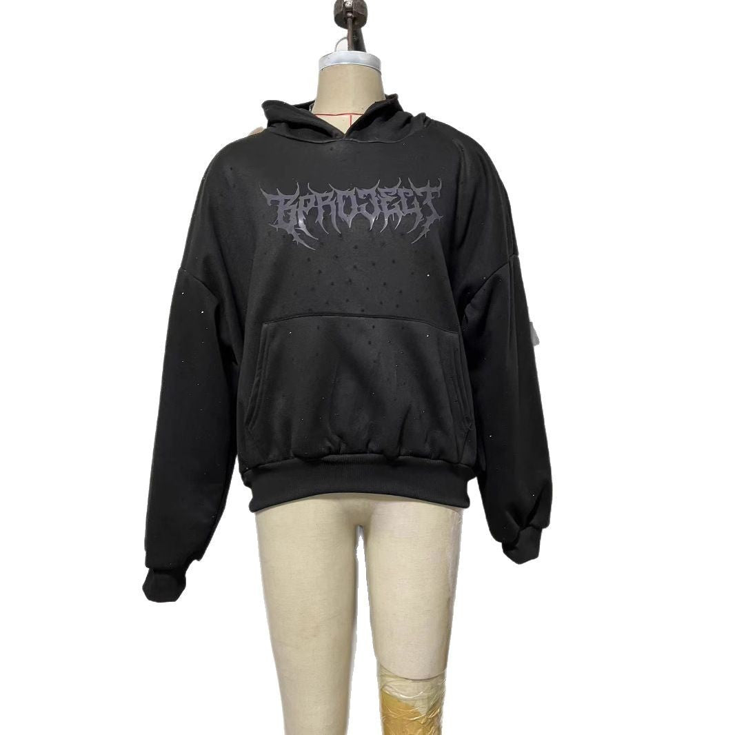 SparkBond Crystal Print Hoodie
