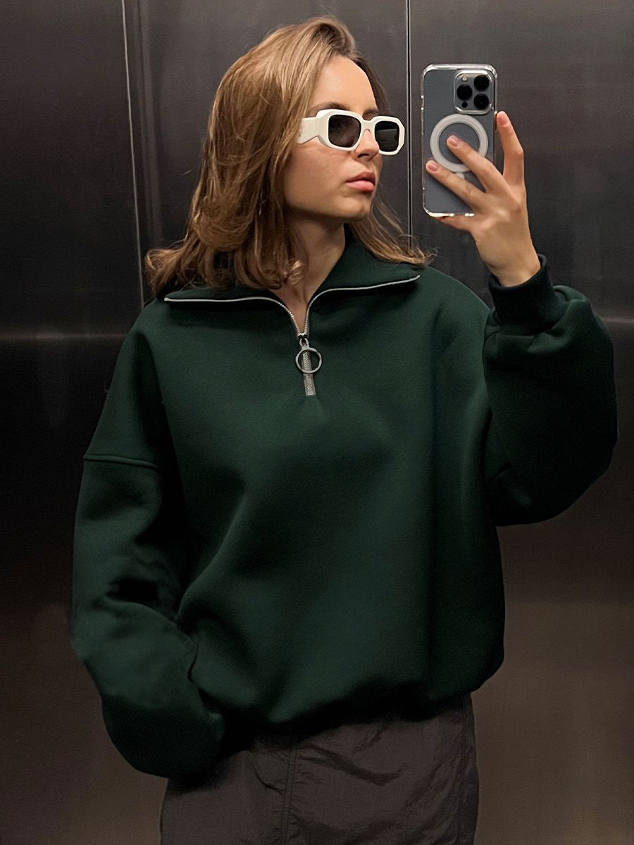 Urban Ease Zip Sweater