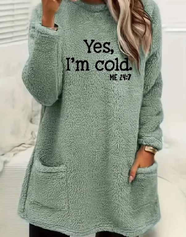 LetterEase Loose Crew Sweatshirt