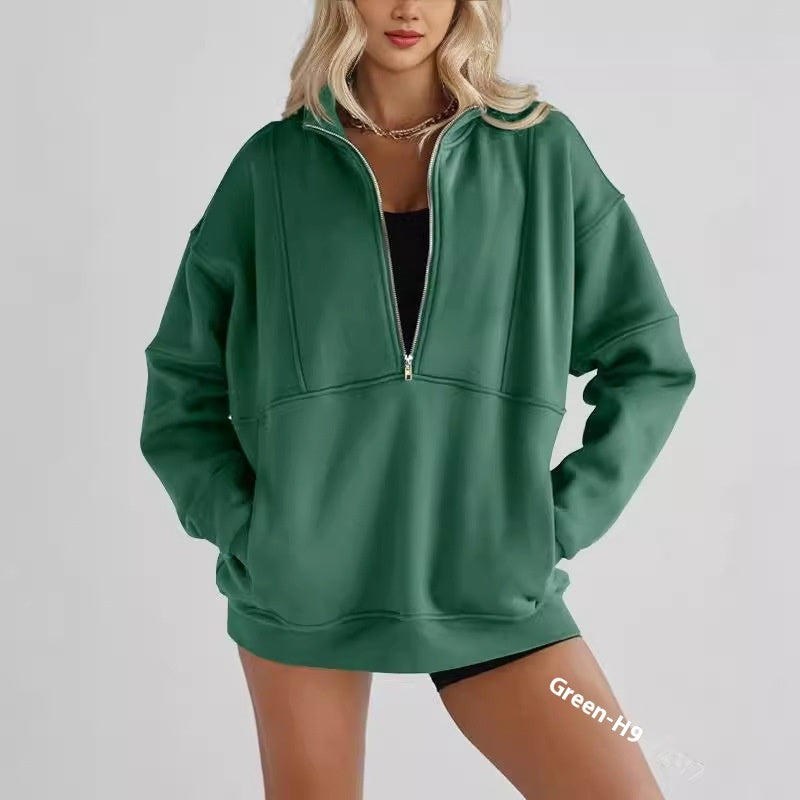 FlexiChic™ Zip Pocket Sweater