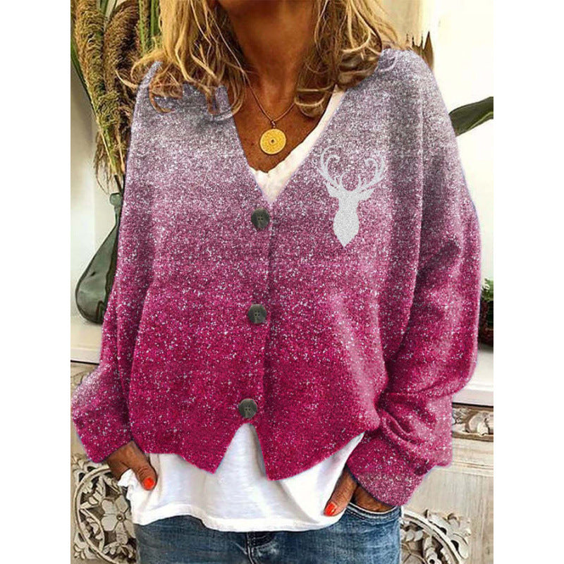 ArtLoom Abstract Cardigan Coat