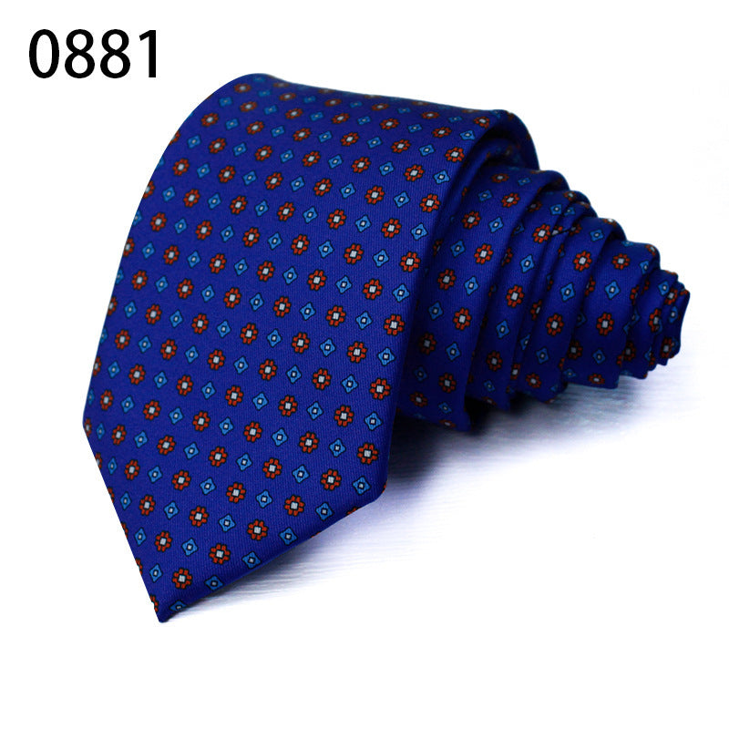 Fashion Polyester Silk Printed Men's Casual Tie