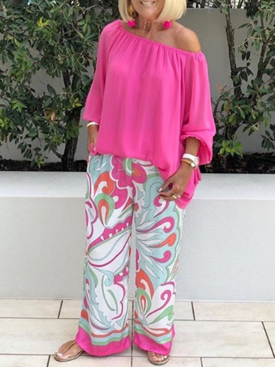 PrintNova Off-Shoulder Set