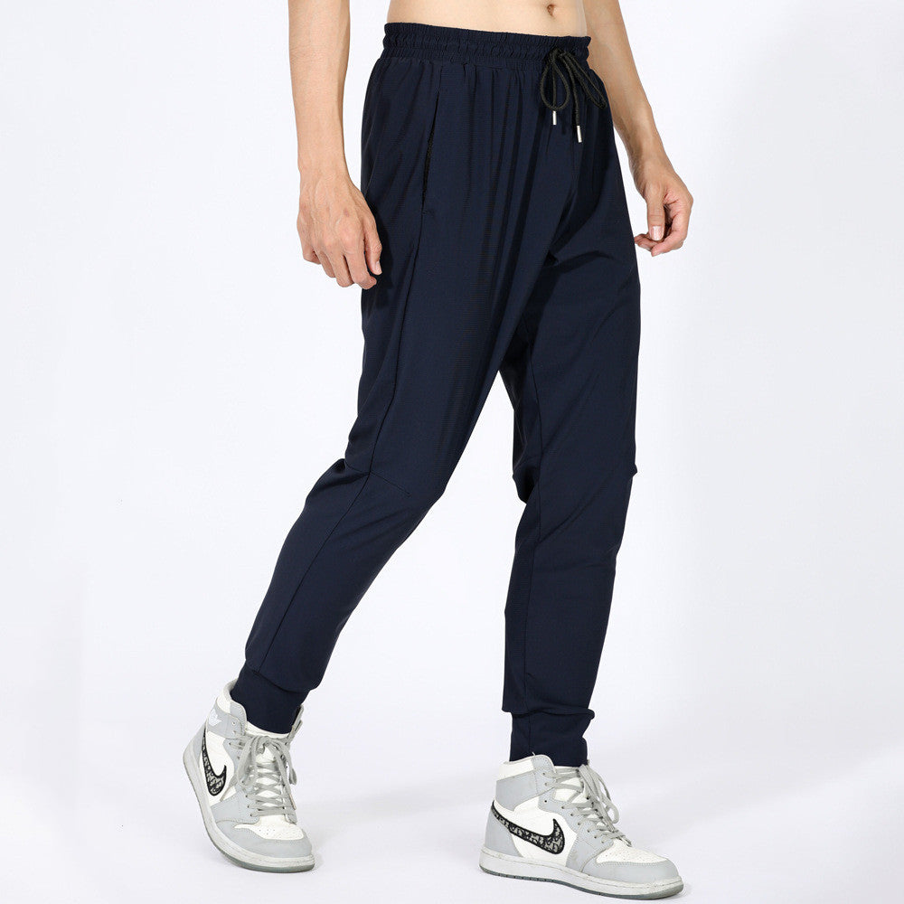 Clothing Ice Silk Pants Men's Thin Sports Quick Dry Air Conditioner