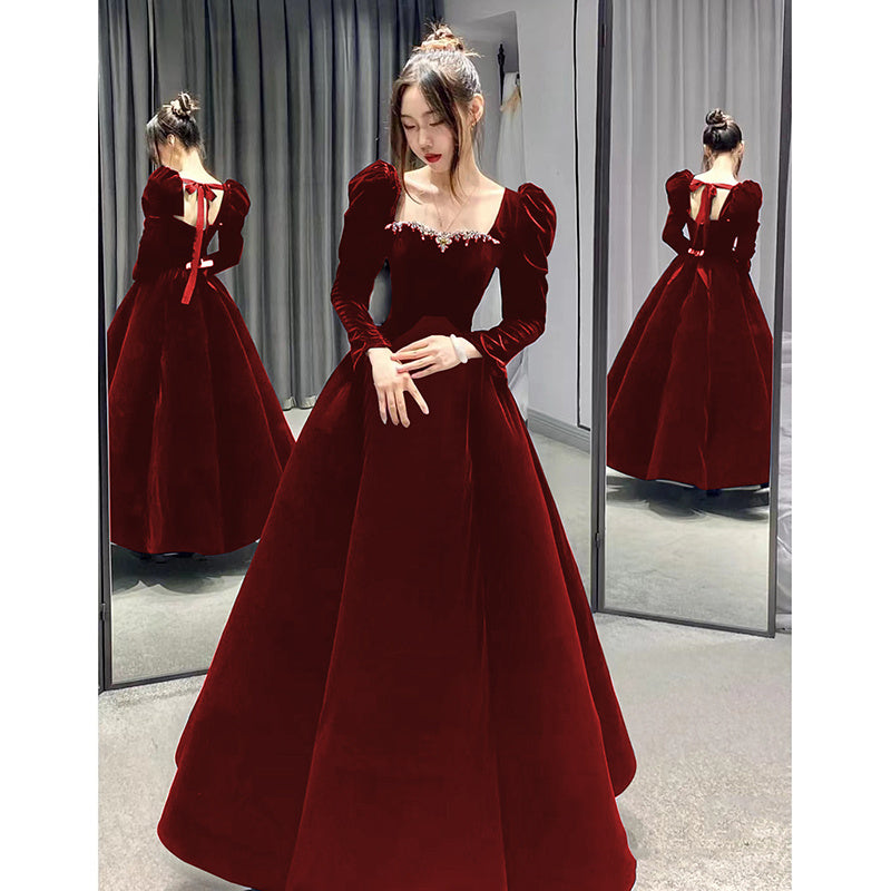 Crimson Eclipse Gown