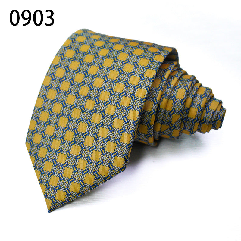 Fashion Polyester Silk Printed Men's Casual Tie