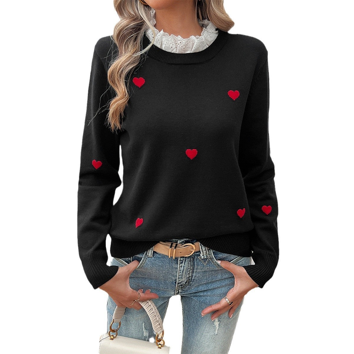 AmourLace Heartfelt Sweater