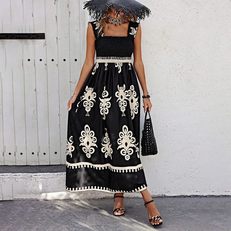 Palmera Pleat Maxi Dress