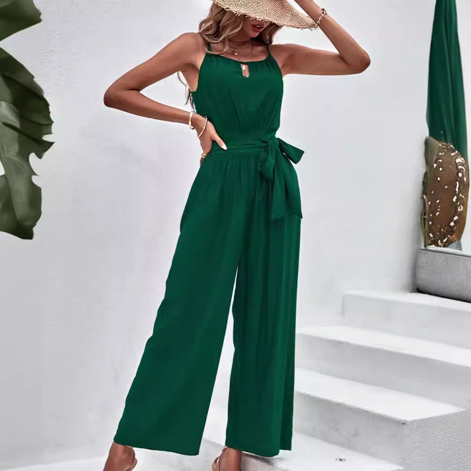 SerenVita™ Spaghetti Strap Jumpsuit