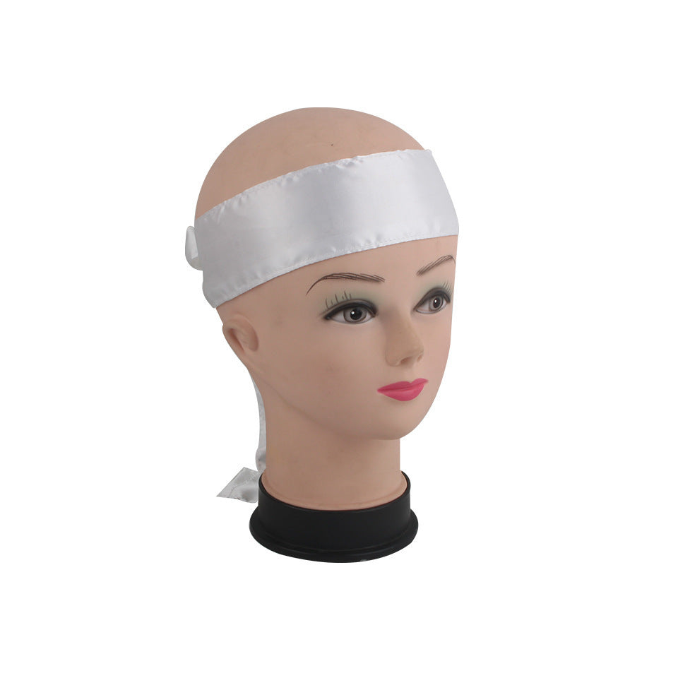 Wig, Turban, Satin Cloth, Long Scarf, Long Ribbon, Silk Hairband, Headband, Headband