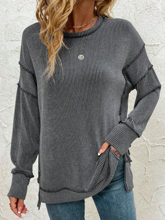 TwistEase Split Hem Sweater