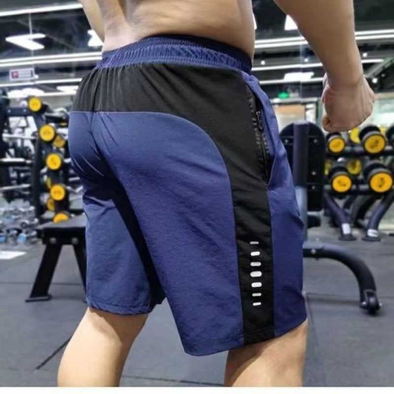 Summer New Ice Silk Quick-drying Running Workout Cropped Pants