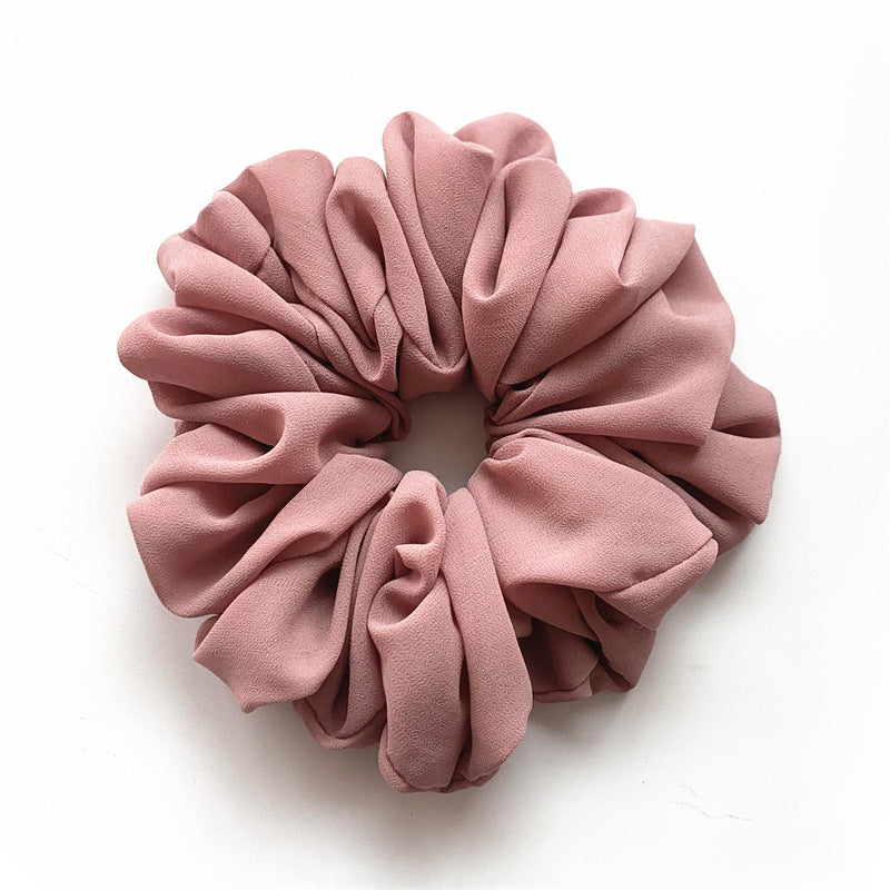 Big Head Bouquet Chiffon Large Intestine Ring Hair Ring