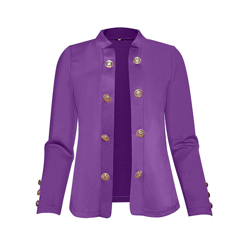 EleganceCurve Double-Breasted Top