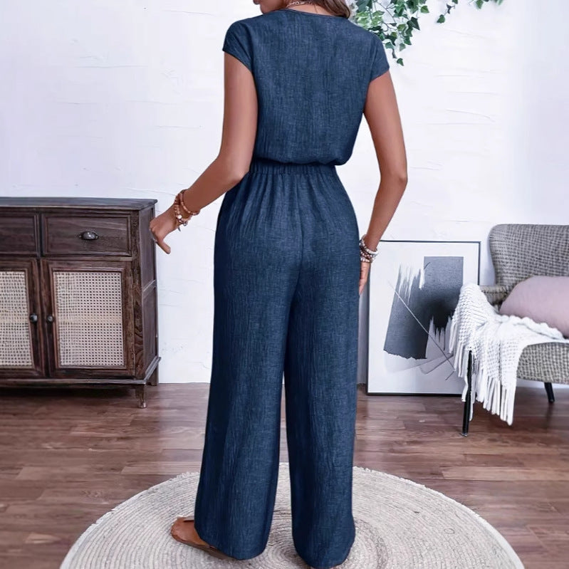 Virelle Formé Button Jumpsuit