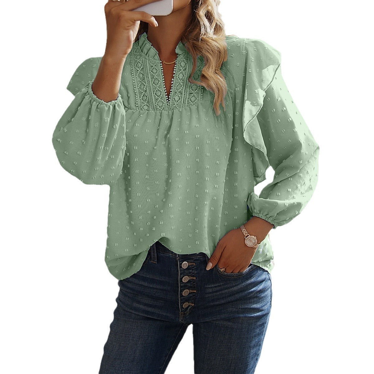 Lunairis Lace Flare Jacket