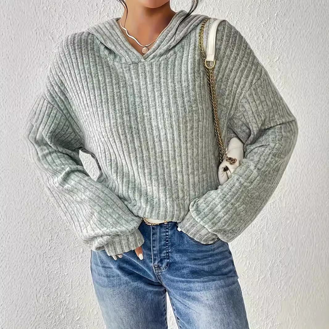 Stratura Hooded Stripe Knit
