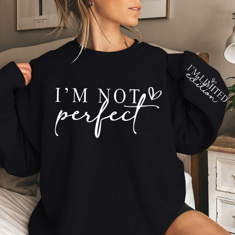 GlobalChic Letter Sweater
